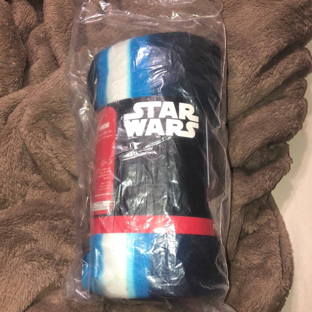 star wars fleece throw
